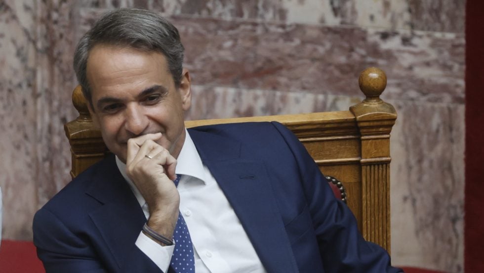 Ο πρωθυπουργός Κυριάκος Μητσοτάκης